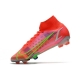 Nike Mercurial Superfly VIII Elite Firm Ground Bright Crimson Metallic Silver Football Boots