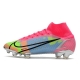 Nike Mercurial Superfly VIII Elite Firm Ground Pink Blue Green Football Boots