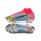 Nike Mercurial Superfly VIII Elite Firm Ground Pink Blue Green Football Boots