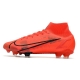 Nike Mercurial Superfly VIII Elite Firm Ground Red Black Football Boots
