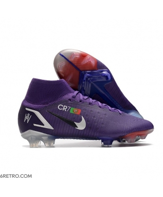 Nike Mercurial Superfly VIII Elite Firm Ground Ronaldo Purple CR7 Football Boots