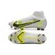 Nike Mercurial Superfly VIII Elite Firm Ground White Black Metallic Silver Volt Football Boots