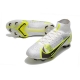 Nike Mercurial Superfly VIII Elite Firm Ground White Black Metallic Silver Volt Football Boots