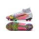 Nike Mercurial Superfly VIII Elite Firm Ground White Pink Black Football Boots