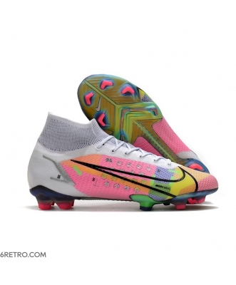 Nike Mercurial Superfly VIII Elite Firm Ground White Pink Black Football Boots