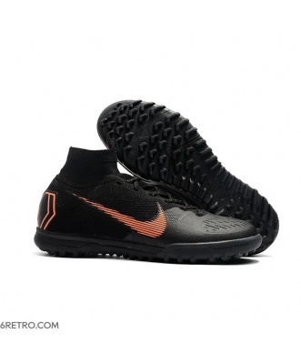 Nike Mercurial Superfly X 6 Elite TF Black Orange Football Boots