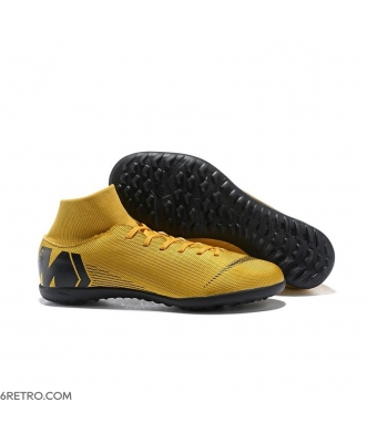 Nike Mercurial Superfly X 6 Elite TF Gold Black Football Boots
