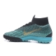 Nike Mercurial Superfly X 6 Elite TF Jade Black Gold Football Boots