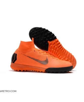 Nike Mercurial Superfly X 6 Elite TF Orange Black Football Boots