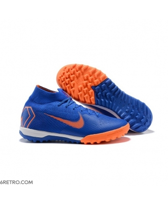 Nike Mercurial SuperflyX 6 360 Elite TF - Blue Orange Football Boots