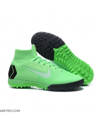 Nike Mercurial SuperflyX 6 360 Elite TF - Green Black Football Boots