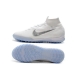 Nike Mercurial SuperflyX 6 360 Elite TF - White Blue Football Boots