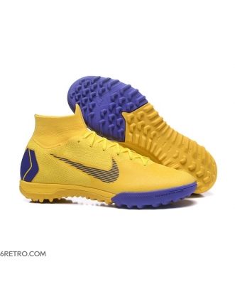 Nike Mercurial SuperflyX 6 360 Elite TF - Yellow Blue Football Boots