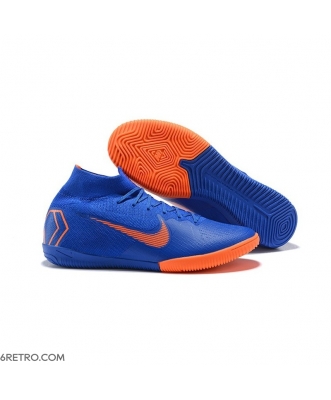 Nike Mercurial SuperflyX VI Elite IC Blue Orange Football Boots