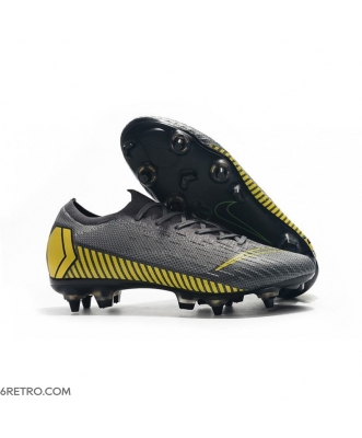 Nike Mercurial Vapor 12 Elite SG-Pro AC Grey Yellow Football Boots