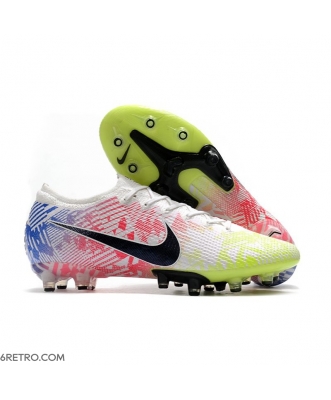 Nike Mercurial Vapor 13 Elite AG Neymar White Black Racer Blue Volt Football Boots