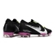Nike Mercurial Vapor 13 Elite Firm Ground Black Purple White Silver Football Boots Nike Mercurial Vapor 13 Elite Firm Ground Black Purple White Silver Football Boots