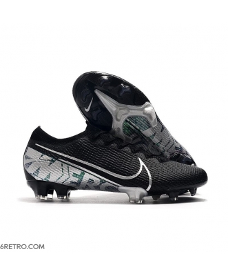 Nike Mercurial Vapor 13 Elite Firm Ground Black Silver Football Boots