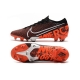 Nike Mercurial Vapor 13 Elite Firm Ground Black White Hyper Crimson Football Boots