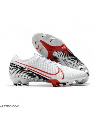 Nike Mercurial Vapor 13 Elite Firm Ground LAB2 - White Laser Crimson Black Football Boots