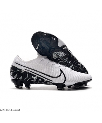 Nike Mercurial Vapor 13 Elite Firm Ground White Black Football Boots