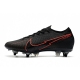 Nike Mercurial Vapor 13 Elite SG Anti-Clog Black Red Football Boots