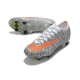 Nike Mercurial Vapor 13 Elite SG Anti-Clog CR7 Safari - White Total Orange Black Football Boots