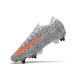 Nike Mercurial Vapor 13 Elite SG Anti-Clog CR7 Safari - White Total Orange Black Football Boots