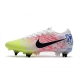 Nike Mercurial Vapor 13 Elite SG Anti-Clog Neymar White Black Racer Blue Volt Football Boots