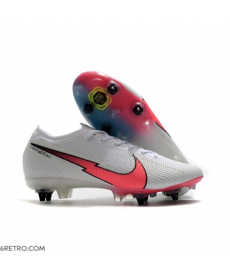 Nike Mercurial Vapor 13 Elite SG Anti-Clog White Crimson Blue Football Boots
