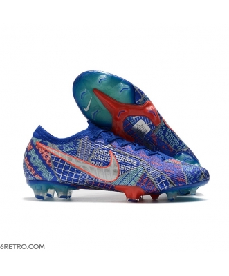 Nike Mercurial Vapor 13 Elite Sancho Firm Ground Racer Blue White Aurora Green Black Football Boots