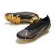 Nike Mercurial Vapor 14 Elite Firm Ground Black Gold Football Boots
