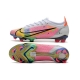 Nike Mercurial Vapor 14 Elite Firm Ground Dragonfly - White Metallic Silver Dark Raisin Football Boots