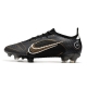 Nike Mercurial Vapor 14 Elite Firm Ground Shadow - Black Metallic Gold Metallic Silver Football Boots