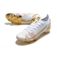 Nike Mercurial Vapor 14 Elite Firm Ground White Golden Football Boots