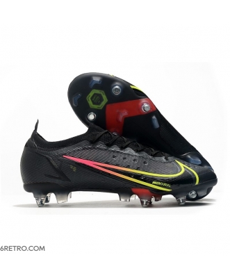 Nike Mercurial Vapor 14 Elite SG-Pro AC Soft-Ground Black Crimson Volt Football Boots
