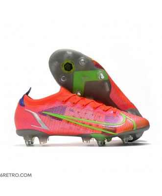 Nike Mercurial Vapor 14 Elite SG-Pro AC Soft-Ground Bright Crimson Metallic Silver Football Boots
