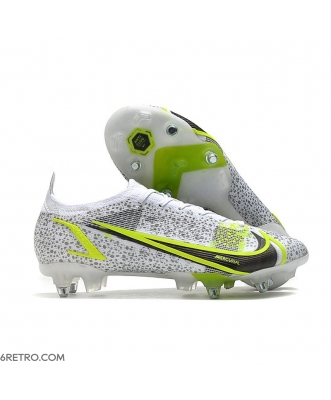 Nike Mercurial Vapor 14 Elite SG-Pro AC Soft-Ground White Black Metallic Silver Volt Football Boots