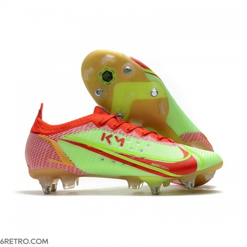 Nike Mercurial Vapor 14 Elite SG-Pro AC Soft-Ground Yellow Red Football Boots Nike Mercurial Vapor 14 Elite SG-Pro AC Soft-Ground Yellow Red Football Boots