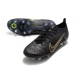 Nike Mercurial Vapor 14 Elite SG-Pro Shadow - Black Metallic Gold Metallic Silver Football Boots