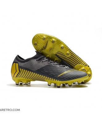Nike Mercurial Vapor XII Elite AG-PRO Artificial-Grass Grey Yellow Football Boots