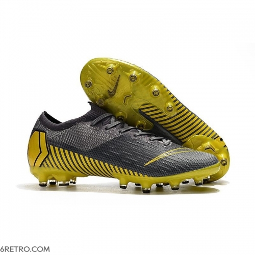 Nike Mercurial Vapor XII Elite AG-PRO Artificial-Grass Grey Yellow Football Boots Nike Mercurial Vapor XII Elite AG-PRO Artificial-Grass Grey Yellow Football Boots