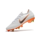 Nike Mercurial Vapor XII Elite Anti-Clog SG-Pro White Orange Football Boots