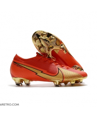 Nike Mercurial Vapor XIII Elite 360 Firm Ground CR100 Red Gold Football Boots