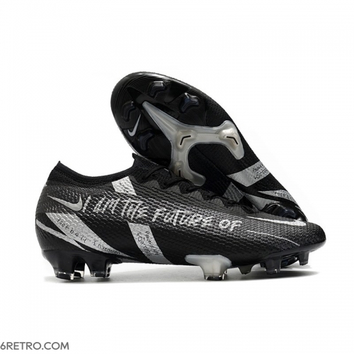 Nike Mercurial Vapor XIII Elite 360 Firm Ground Future Black Silver Football Boots Nike Mercurial Vapor XIII Elite 360 Firm Ground Future Black Silver Football Boots