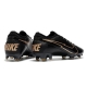 Nike Mercurial Vapor XIII Elite 360 Firm Ground Leather Black Golden Football Boots