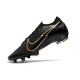 Nike Mercurial Vapor XIII Elite 360 Firm Ground Leather Black Golden Football Boots