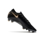 Nike Mercurial Vapor XIII Elite 360 Firm Ground Leather Black Golden Football Boots