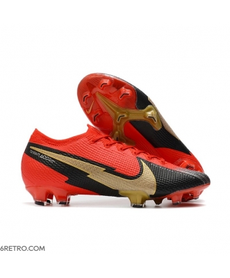 Nike Mercurial Vapor XIII Elite 360 Firm Ground Red Black Gold Football Boots