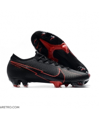 Nike Mercurial Vapor XIII Elite Firm Ground Black Red Football Boots